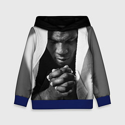 Толстовка-худи детская Майк Тайсон, цвет: 3D-синий