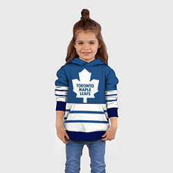 Толстовка-худи детская Toronto Maple Leafs, цвет: 3D-синий — фото 2