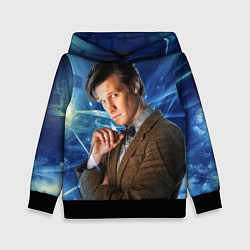 Толстовка-худи детская 11th Doctor Who, цвет: 3D-черный