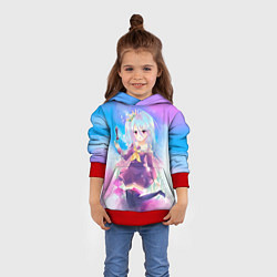 Толстовка-худи детская No Game No Life, цвет: 3D-красный — фото 2
