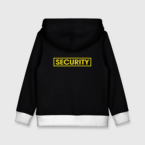 Детская толстовка Форма SECURITY / 3D-Белый – фото 2