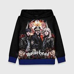 Толстовка-худи детская Motorhead Band, цвет: 3D-синий