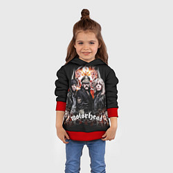Толстовка-худи детская Motorhead Band, цвет: 3D-красный — фото 2