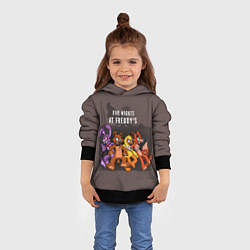 Толстовка-худи детская Five Nights At Freddy's, цвет: 3D-черный — фото 2