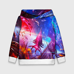 Толстовка-худи детская Mass effect, цвет: 3D-белый