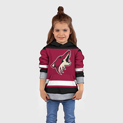 Толстовка-худи детская Arizona Coyotes, цвет: 3D-меланж — фото 2