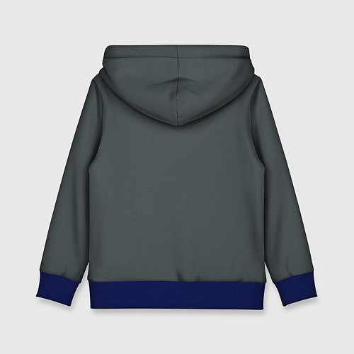 Детская толстовка Скелет Терминатора / 3D-Синий – фото 2