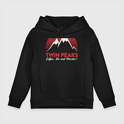 Детское худи оверсайз Twin Peaks: Pie & Murder