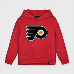 Толстовка оверсайз детская Philadelphia Flyers, цвет: красный