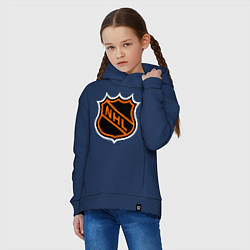 Толстовка оверсайз детская NHL, цвет: тёмно-синий — фото 2