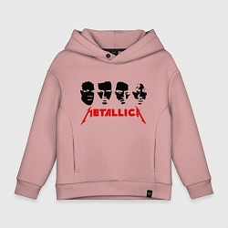 Детское худи оверсайз Metallica (Лица)