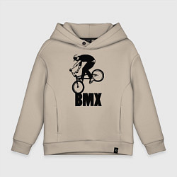 Толстовка оверсайз детская BMX 3, цвет: миндальный