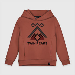 Детское худи оверсайз Twin Peaks House