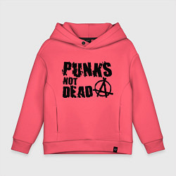 Детское худи оверсайз Punks not dead