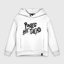 Детское худи оверсайз Punks not dead