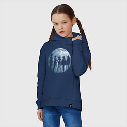 Толстовка оверсайз детская Войны в матросках, цвет: тёмно-синий — фото 2