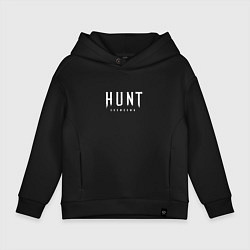 Детское худи оверсайз Hunt: Showdown White Logo