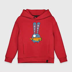 Детское худи оверсайз Заяц с морковкой