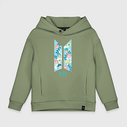 Детское худи оверсайз BTS Army Floral