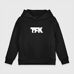 Детское худи оверсайз TFK: White Logo