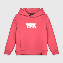 Детское худи оверсайз TFK: White Logo