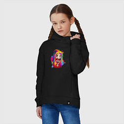 Толстовка оверсайз детская 6IX9INE Colors, цвет: черный — фото 2