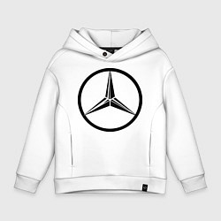 Детское худи оверсайз Mercedes-Benz logo