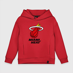 Детское худи оверсайз Miami Heat-logo