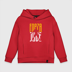 Толстовка оверсайз детская Forza Juve, цвет: красный