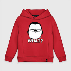 Детское худи оверсайз What?