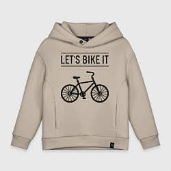 Детское худи оверсайз Lets bike it