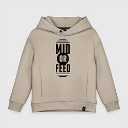 Детское худи оверсайз Mid or feed