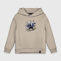 Толстовка оверсайз детская Hollow Knight, цвет: миндальный