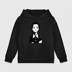 Детское худи оверсайз Wednesday Addams