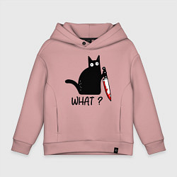 Детское худи оверсайз What cat