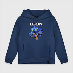 Детское худи оверсайз Brawl Stars LEON