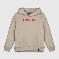 Толстовка оверсайз детская EMINEM, цвет: миндальный