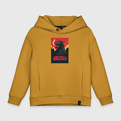 Детское худи оверсайз Godzilla