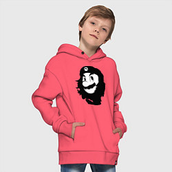 Толстовка оверсайз детская Che Mario, цвет: коралловый — фото 2