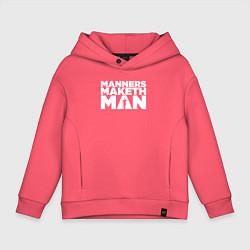 Детское худи оверсайз Manners maketh man