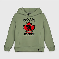 Детское худи оверсайз Canada Hockey