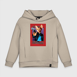 Детское худи оверсайз Кот сфинкс «Le Professionnel»