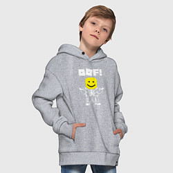 Толстовка оверсайз детская ROBLOX, цвет: меланж — фото 2