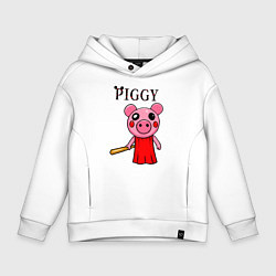 Толстовка оверсайз детская ROBLOX PIGGY, цвет: белый