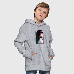Толстовка оверсайз детская Эру Читанда Hyouka, цвет: меланж — фото 2