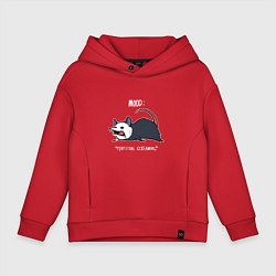 Детское худи оверсайз Настроение: Кричать и лежать