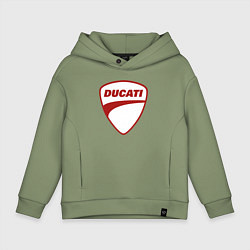 Детское худи оверсайз Ducati Logo Дукати Лого Z