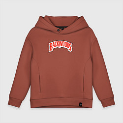 Толстовка оверсайз детская BACKWOODS, цвет: кирпичный