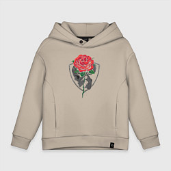 Детское худи оверсайз Skull&Rose