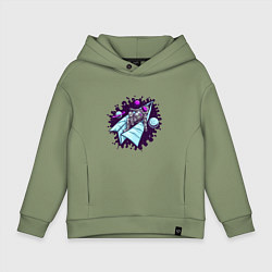 Детское худи оверсайз Астронавт на самолетике